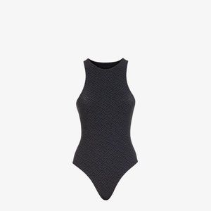 Fendi Skims High Neck Body Suit (Black)